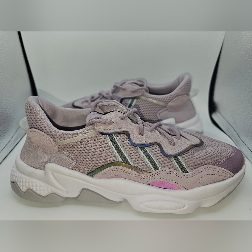 adidas Women's Athletic Shoes - Light Purple and White